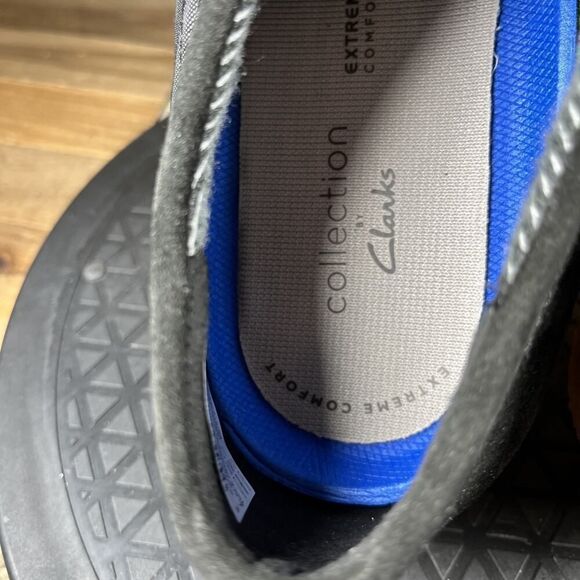 Clarks Mens Size US 10.5 Shacre II Step Black Casual Moccasin Shoes Lace Up NEW - Picture 7 of 11